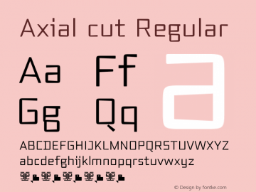 Axial cut