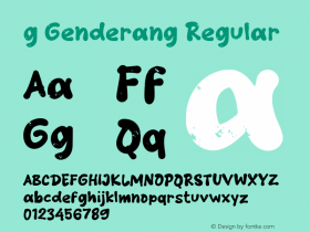 g Genderang