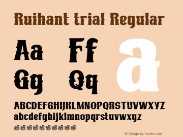 Ruihant trial