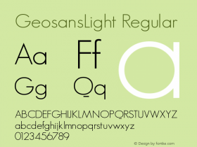 GeosansLight