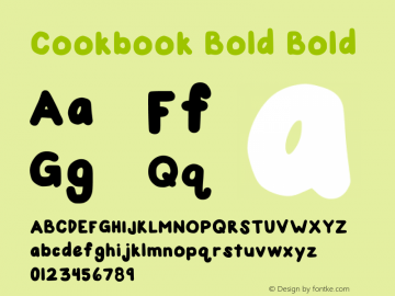 Cookbook Bold