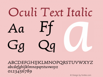 Oculi Text