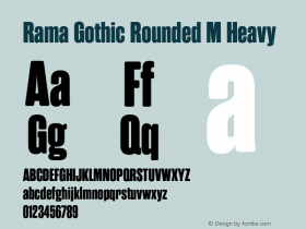 Rama Gothic Rounded M