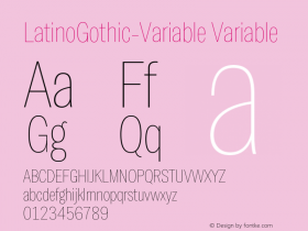 LatinoGothic-Variable