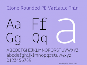 Clone Rounded PE Variable