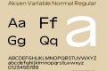 Aksen Variable Normal