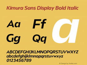 Kimura Sans Display