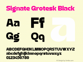 Signate Grotesk