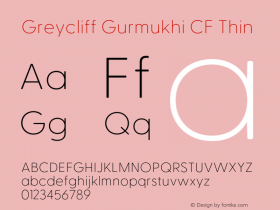 Greycliff Gurmukhi CF