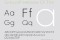 Greycliff Hebrew CF