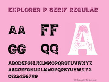 Explorer P Serif