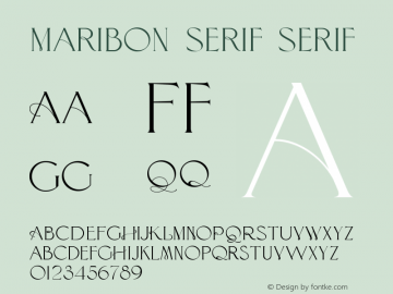 Maribon Serif