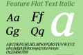 Feature Flat Text