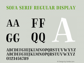 Sofa Serif