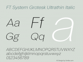 FT System Grotesk