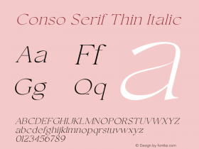 Conso Serif