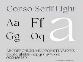 Conso Serif