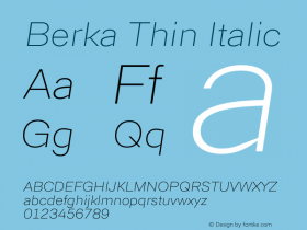 Berka Thin