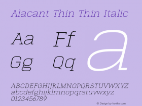 Alacant Thin