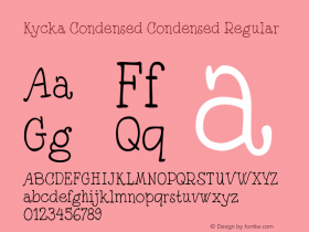 Kycka Condensed