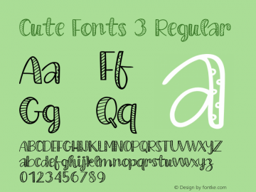 Cute Fonts 3