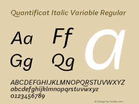 Quantificat Italic Variable