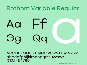 Rothorn Variable