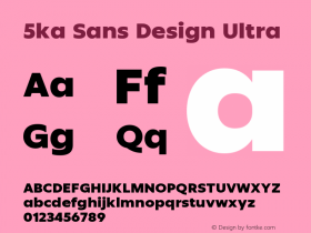 5ka Sans Design