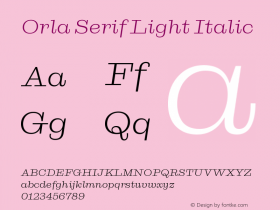 Orla Serif