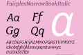 FairplexNarrowBookItalic