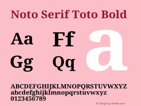 Noto Serif Toto
