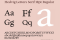 Hedvig Letters Serif 18pt
