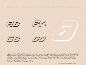 Yahren Shadow Italic