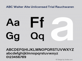 ABC Walter Alte Unlicensed Trial