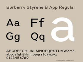 Burberry Styrene B App