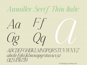 Aumiller Serif