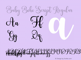 Baby Boho Script