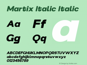 Martix Italic