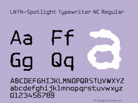 LNTH-Spotlight Typewriter NC