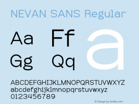 NEVAN SANS