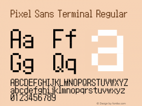 Pixel Sans Terminal