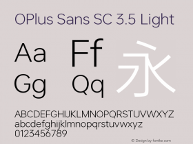 OPlus Sans SC 3.5