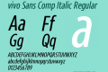 vivo Sans Comp Italic