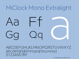 MiClock Mono