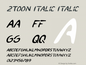 2Toon Italic