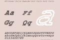 APL-Normal Hollow Expanded Bold Italic