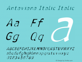 Antaviana Italic