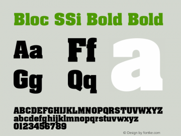 Bloc SSi Bold