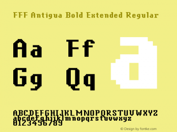 FFF Antigua Bold Extended
