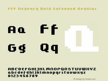 FFF Regency Bold Extended